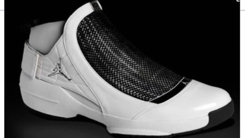 Air Jordan 19 White Black - Click Image to Close